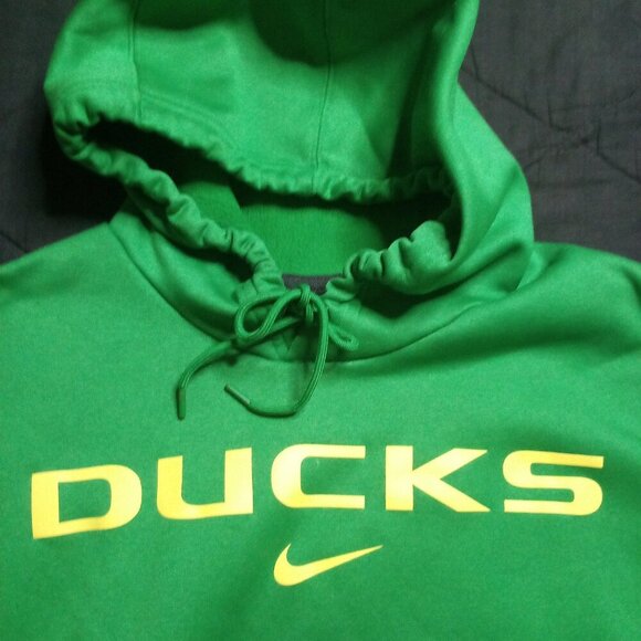Vintage Nike Dri-Fit Oregon Ducks Hoodie Sweatshirt - Picture 1 of 8